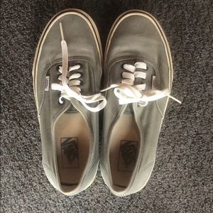 Grey Vans with Tie